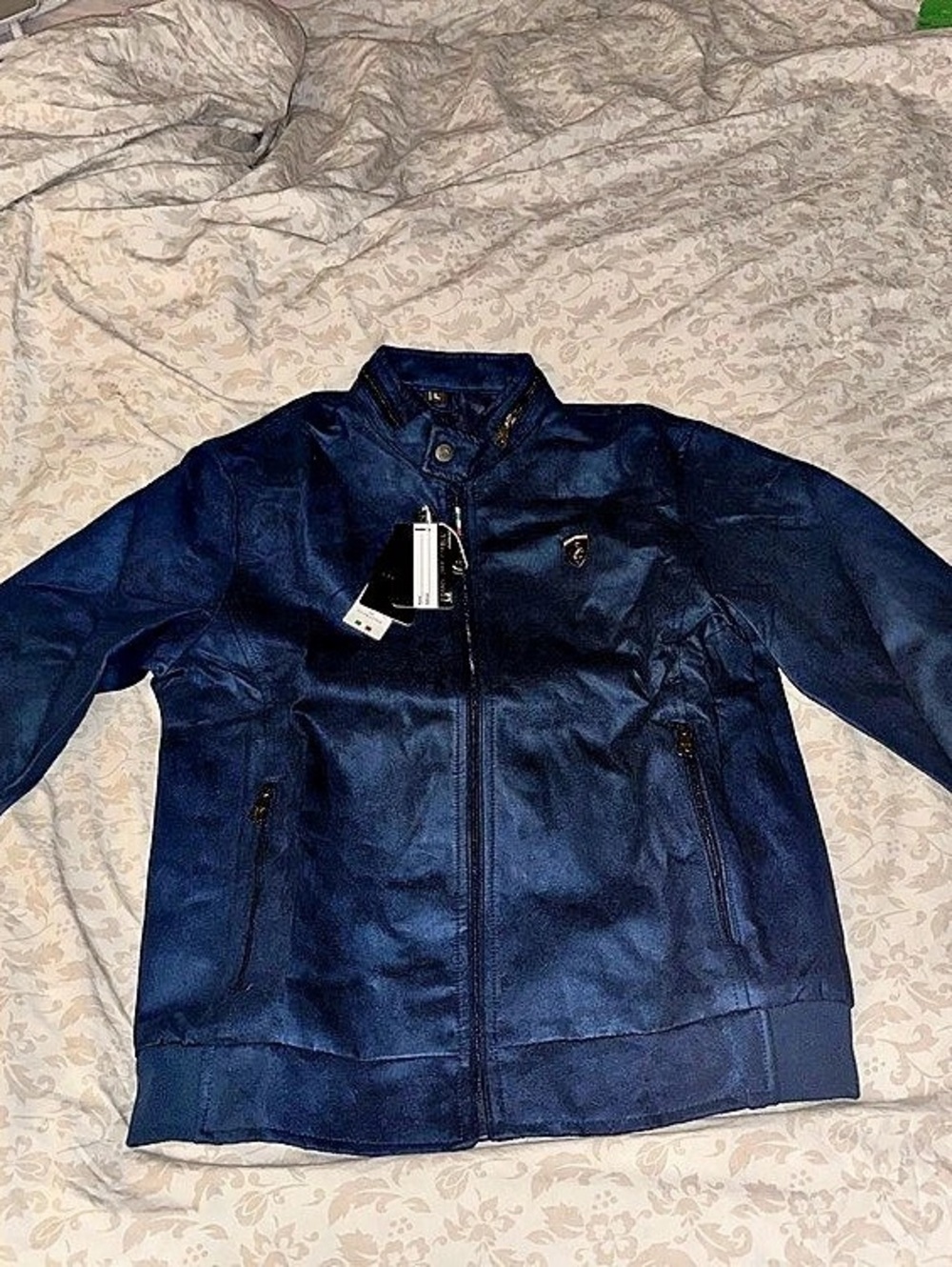 Ferrari Men's Blue Lightweight Jacket Size Large NWT